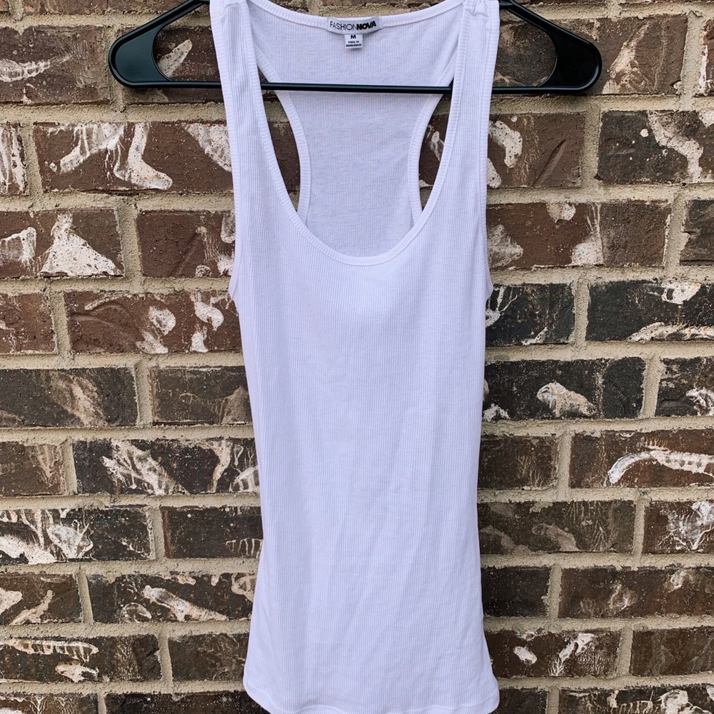 White Razorback Tank Top - Picture 5 of 6